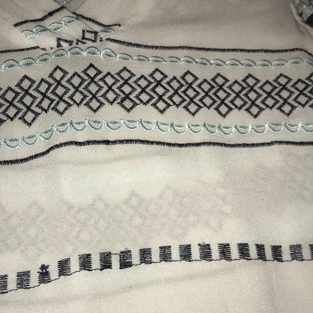 Papermoon sheer Aztec tee, like new, small - Picture 2 of 3